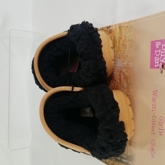 LILY & Dan Leopard Print Warm Lined Rubber Clogs with Removable Liner - NWT - Picture 5 of 8